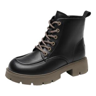 大东英伦风马丁靴女款2026新款秋冬爆款靴子加绒冬季女靴厚底短靴