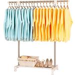 挂衣架落地卧室简易房间凉衣架室内晒衣杆晾衣架阳台家用移动小型