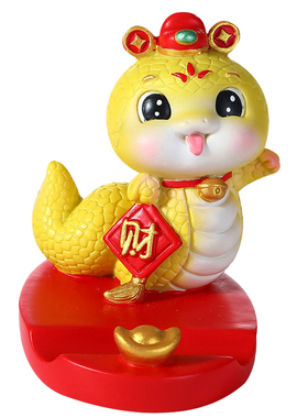 国潮蛇年小摆件本命年吉祥物