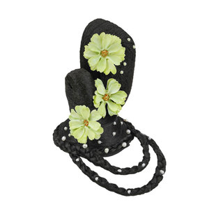 古典舞蹈表演出假发头饰儿童古风发饰民族舞发髻古装发包汉服配饰