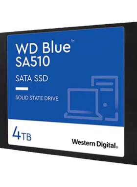 WD西部数据SATA固态硬盘4T/2T笔记本游戏台式机高速SSD西数sa510