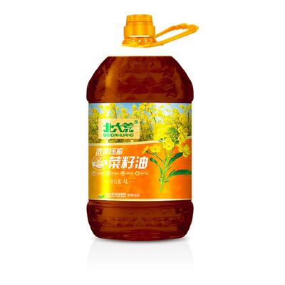北大荒低芥酸浓香菜籽油4L