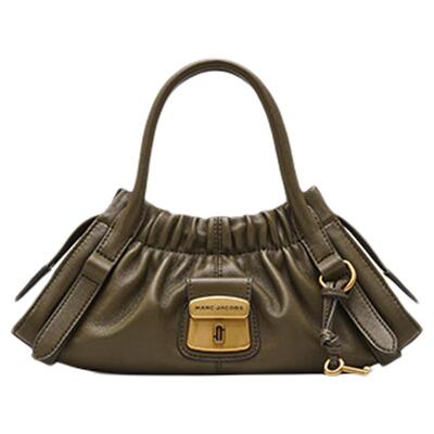 【折扣】MARC JACOBS/莫杰 CRISTINA 小号皮质柔软褶皱手提包
