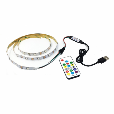 变色跑马七彩灯带单色流水