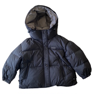 【中童110-160码】韩版印字羽绒服冬男童冬保暖女童潮双面穿外套