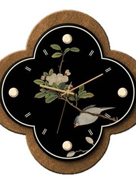 式餐厅挂钟新中式复古客厅