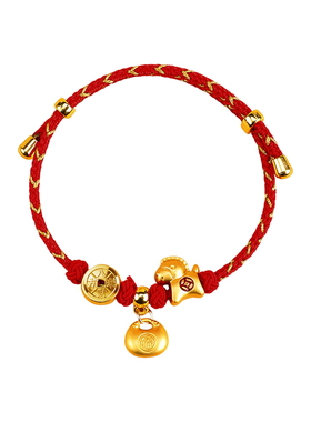 新年红色手绳女2026新款马年本命年儿童手链情侣礼物红绳手串手饰