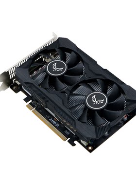 西风新品RX6500 4G/6500XT DUAL ITX 轻风 双风扇黑色显卡小机箱
