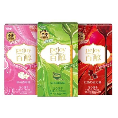 格力高百醇百奇百力滋注心巧克力