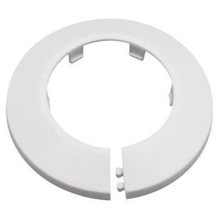 管道装饰盖卡扣式塑料盖角阀水管暖气管水龙头圆形开口遮挡遮丑盖