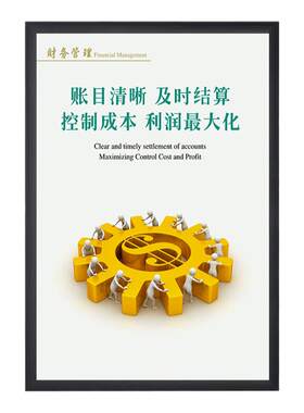 会计财务金融证券文化墙装饰画