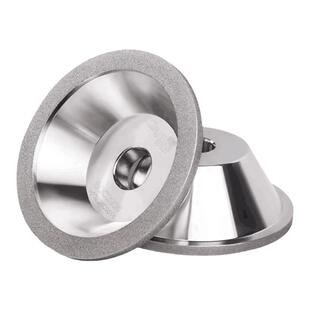 台湾一品金刚石碗形砂轮万能磨刀机砂轮钻石合金磨钨钢U2金钢碗形