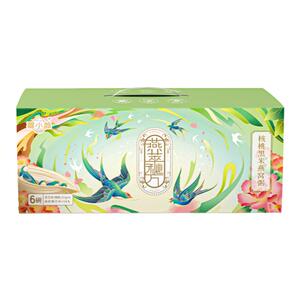 喜小盏核桃黑米速食燕窝粥月子营养早餐即食方便252g*6碗（礼盒）
