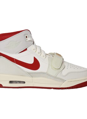 JORDAN耐克女鞋CNY马年限定AJ312米白红大童中帮篮球鞋IQ9785-161