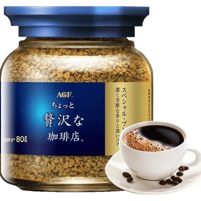 日本AGF混合风味速溶咖啡80g×1瓶