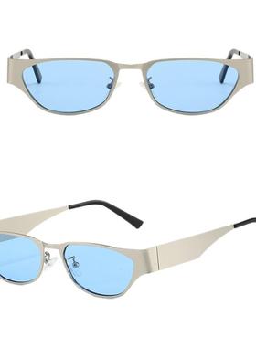 金属感欧美复古小框太阳镜男女款