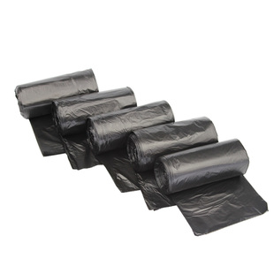 加厚垃圾袋50*60中号垃圾袋加厚点断式一次性厨房特厚黑色塑料袋