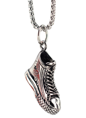 欧美街头嘻哈风潮人银色网红项链