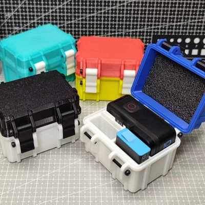 gopro9 10 11 12保护壳收纳盒整理箱安全箱抗震配件电池收纳