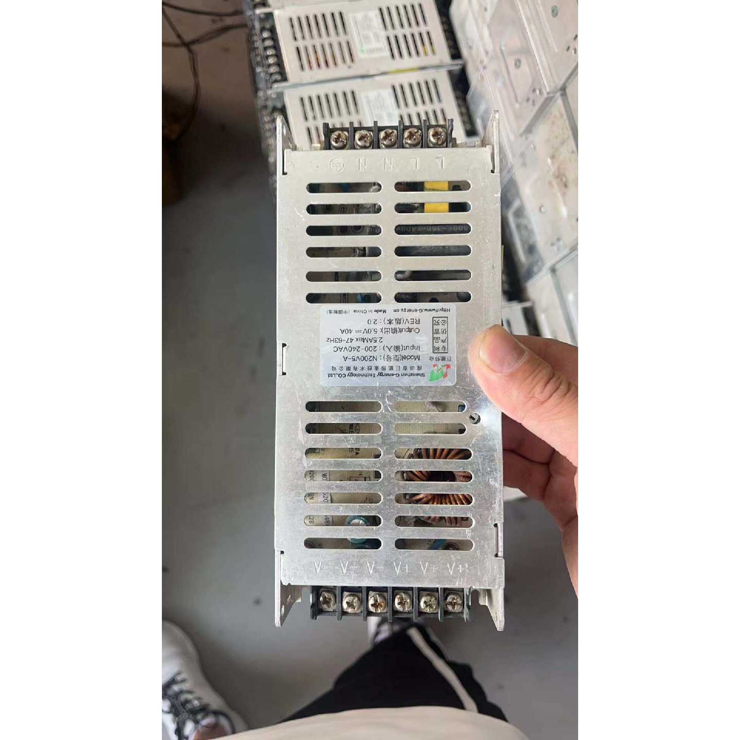 询价-巨能伟业5V40ALED显示屏电源超薄款输入200图片