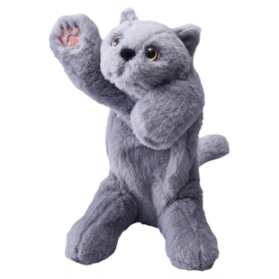 日本kingjim锦宫笔袋Pouzoo动物造型毛绒笔袋高颜值学生用可立式可爱笔盒大容量文具袋收纳包