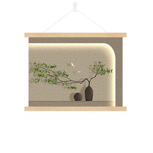 电表箱装饰画配电闸盒遮挡挂画弱电源总开关客厅餐厅卧室背景墙壁