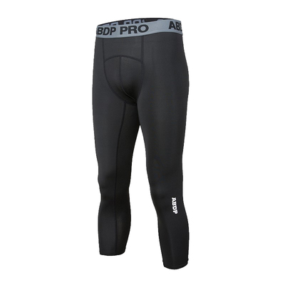ABDP男士紧身运动7分裤