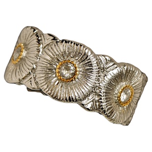 Vintage古着Golden chrysanthemum镀金戒指复古指环