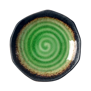 新款手彩餐前碟多角骨碟小菜碟陶瓷碟子寿司碟日式寿司碟釉下彩碟