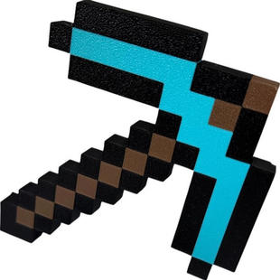 我的世界钻石镐子模型周边手办实物钻稿