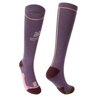 灵紫系(火) | AR水晶紫女士中筒袜/玛丽珍袜/小腿袜/运动袜/袜子