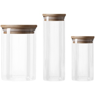 家用酵种发酵罐培养皿带刻度鲁邦种波兰种天然酵液玻璃密封瓶烘焙