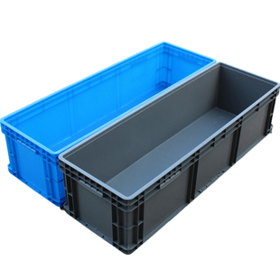 塑料箱子长方形EU物流周转箱过滤特大号水产养殖养鱼筐乌龟盒胶箱