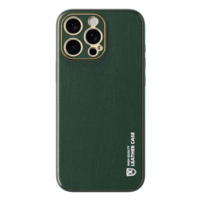 适用苹果16Pro手机壳素皮iPhone 15Pro新款皮革14pm全包镜头13防摔plus硅胶12磨砂Max高级感软硬