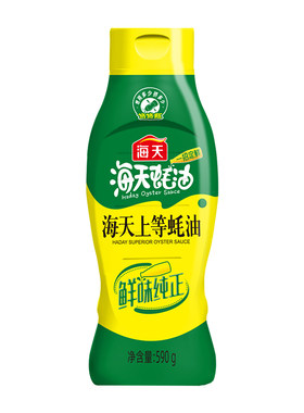 海天上等蚝油家用商用新鲜蚝汁烧烤蘸料炒菜烹饪提鲜调料2斤装1kg