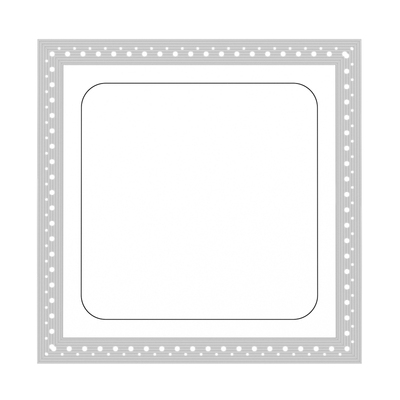 预埋圆形圆角铝合金检修口