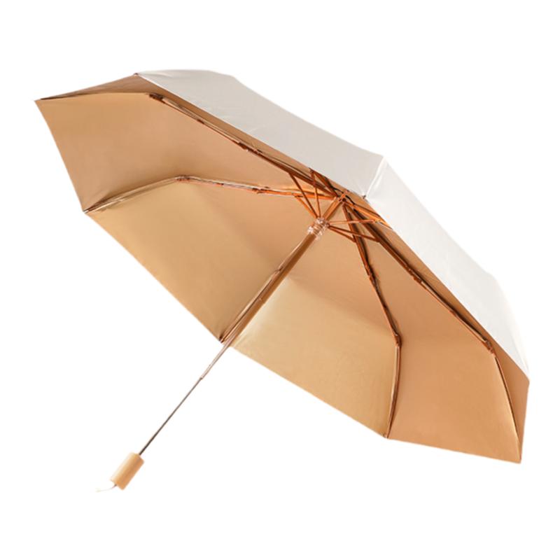 天堂伞钛金胶防晒遮阳伞防紫外线雨伞女士便携晴雨两用伞三折叠伞