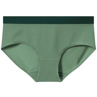 2号性格绿色 蝎逅九型人格莫代尔内裤女纯色无痕冰丝透气内裤女夏