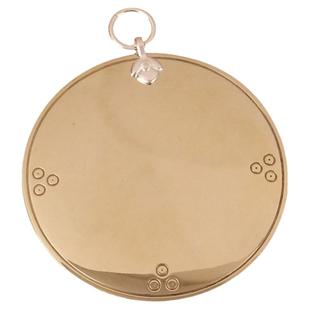 黄铜凹镜凸镜财铜镜家用招镜子门口装饰挂件用品随身配件结婚摆件