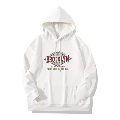 重磅440G余文乐潮牌2025秋冬新款连帽卫衣加绒加厚宽松装男士大码