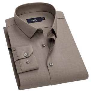 【磨毛莫代尔】杉杉衬衫男士长袖春秋商务休闲免烫中青年爸爸衬衣