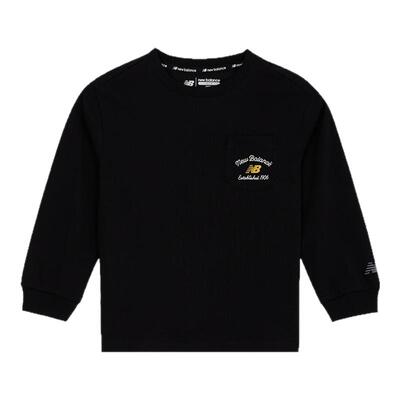 New Balance nb童装男女儿童简约舒适运动长袖圆领T恤ND7DE3E053