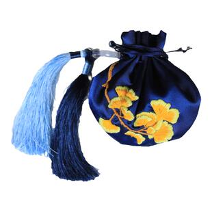 古风香囊手工刺绣diy材料包银杏荷包中药汉服香包香袋端午节定制