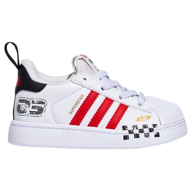 adidas阿迪达斯三叶草婴童SUPERSTAR QUICKON I运动休闲鞋LB0129