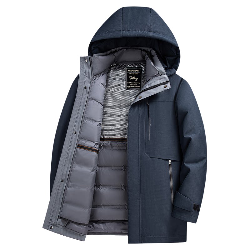 2025新款内胆可脱卸鹅绒服