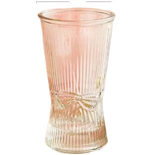 简约透明玻璃花瓶高颜值ins风大口径鲜花瓶客厅桌面水养插花摆件