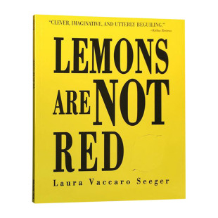 柠檬不是红色的 Lemons Are Not Red 玩转颜色 英文原版绘本 英文版儿童英语启蒙认知学习图画书 张湘君书单推荐 进口原版洞洞书