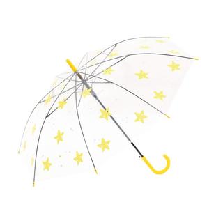 天堂伞米菲兔透明长柄直杆雨伞女双人用结实便携晴雨学生两用雨伞