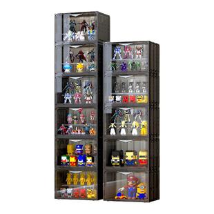 手办展示柜家用收纳达人适用乐高玩具盒积木模型摆件透明收纳柜子