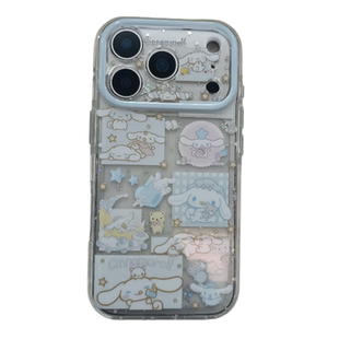 ins风卡通可爱网红玉桂狗适用iPhone17promax手机壳日韩风17苹果16promax少女心15pro女新款14防摔保护套全包